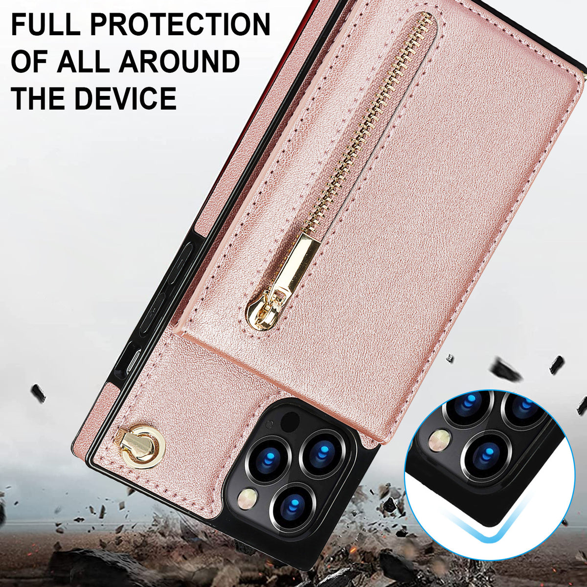Leather Mobile Phone Case - Messenger Style, Protective cover